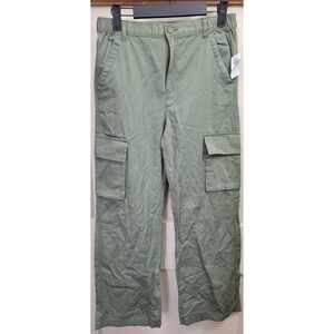 Old Navy  Pants Boys XL 14-16 Olive Green Elastic Waist